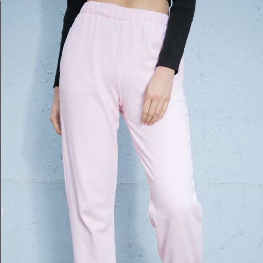 brandy melville rosa sweatpants for trade